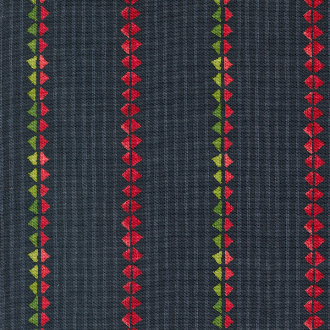 PREORDER - Winterly - Christmas Ribbon in Soft Black - 48763 19 - Half Yard