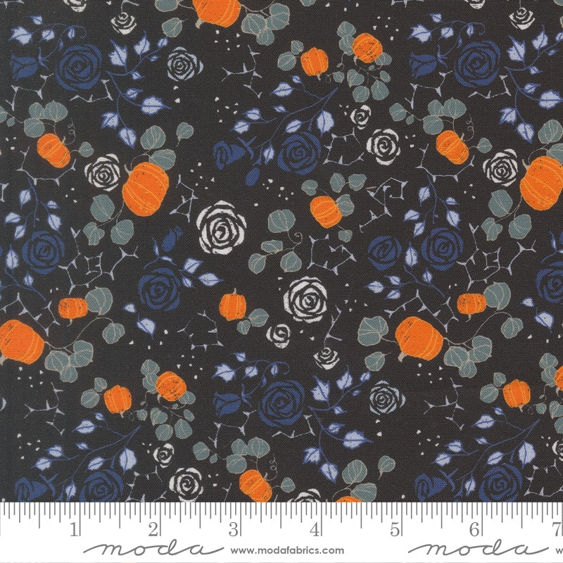 Small Garden Florals Onyx - Coven by Robin Pickens - Half Yard (Preorder)
