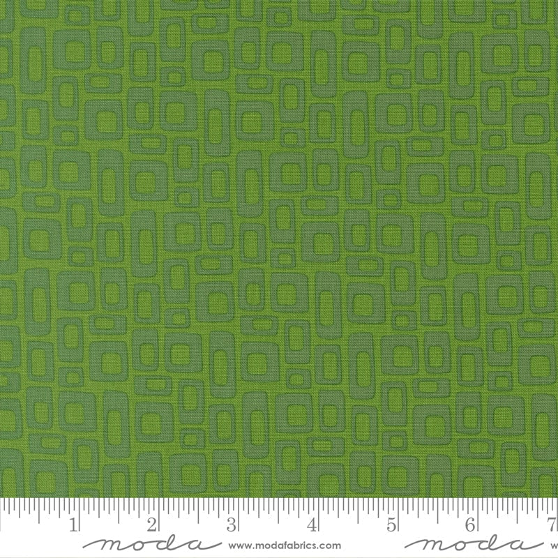 Marshmallow Evergreen - Scenery by Elizabeth Hartman - Half Yard (Preorder)