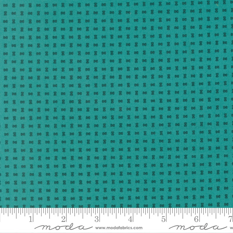 Spools Turquoise - Scenery by Elizabeth Hartman - Half Yard (Preorder)