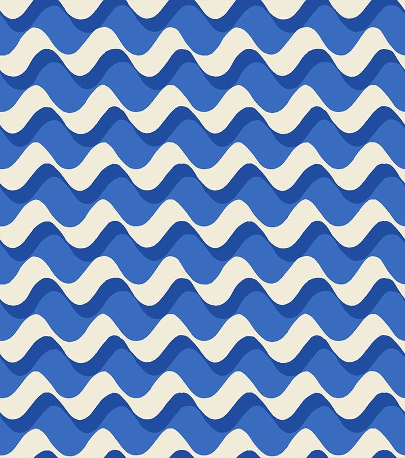 Water Ripple in Royal Blue - RS5128 12 - Half Yard