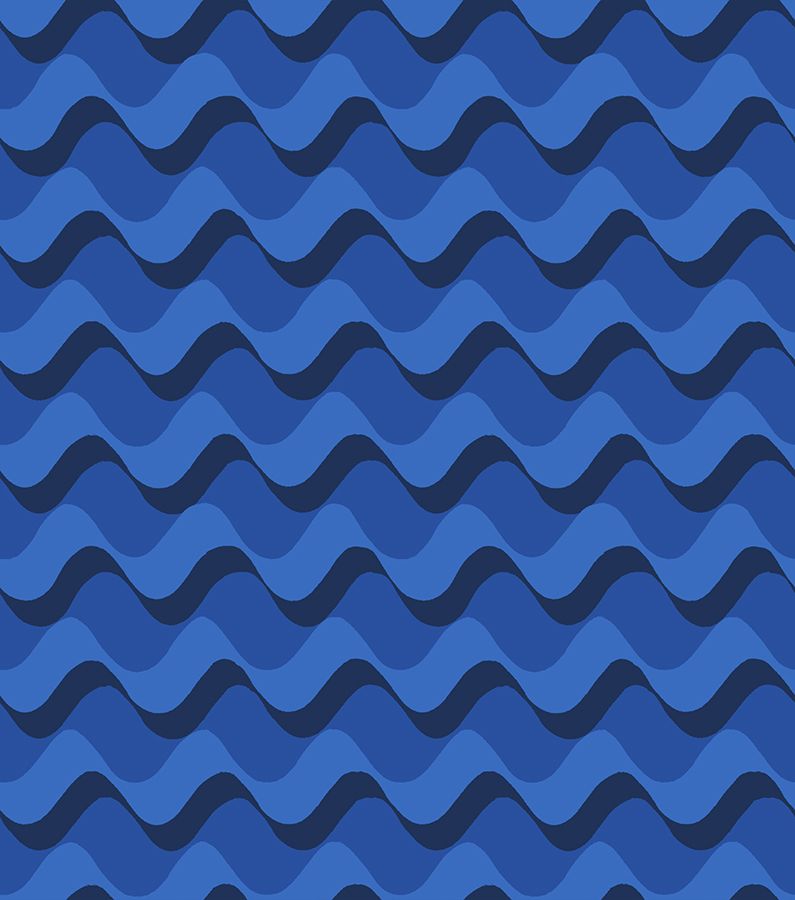 PREORDER - Water Ripple in Blue Ribbon - RS5128 13 - Half Yard