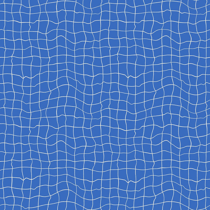 Water Pool Tiles in Royal Blue - RS5131 16 - Half Yard