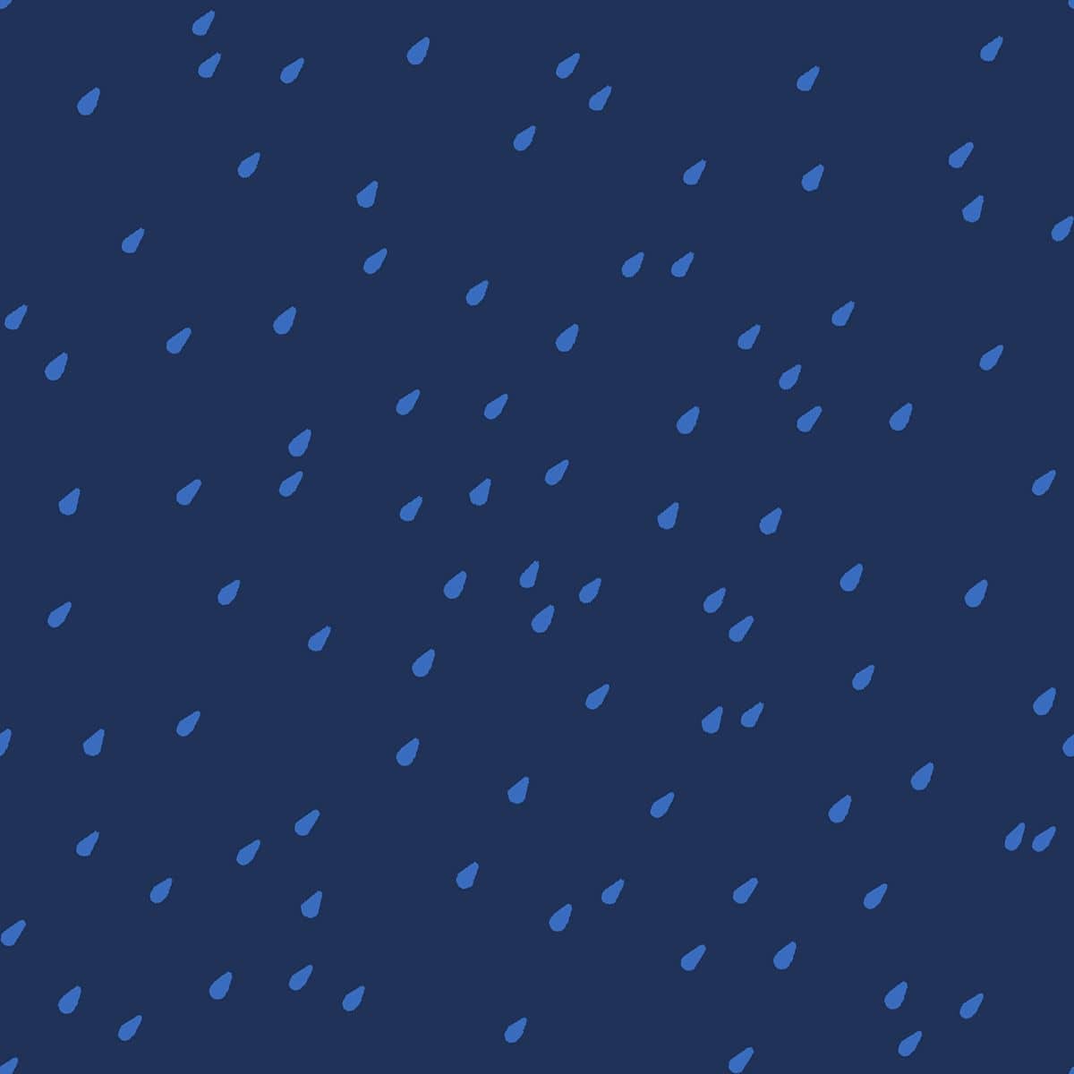 Water Drops in Navy - RS5132 16 - Half Yard