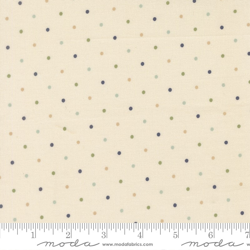 Magic Dot Basics Cream Daydream - True Love by Lella Boutique - Half Yard (Preorder)