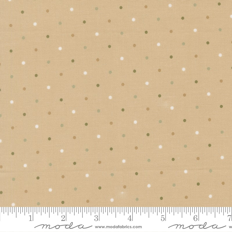 Magic Dot Basics Oatmeal - True Love by Lella Boutique - Half Yard (Preorder)