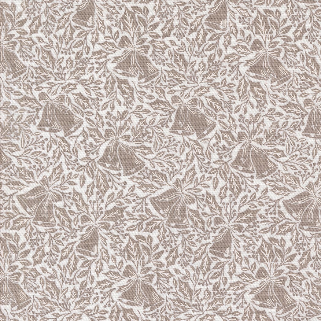 Bell Song in Snow - Berry & Pine by Lella Boutique - Half Yard Fabric