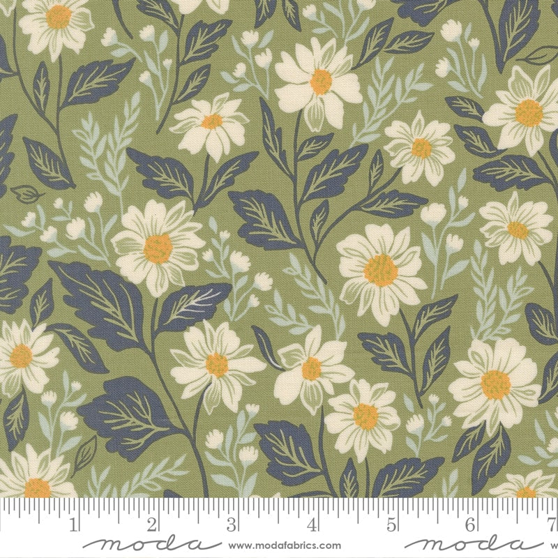 Romance Blooms Florals Fern - True Love by Lella Boutique - Half Yard (Preorder)