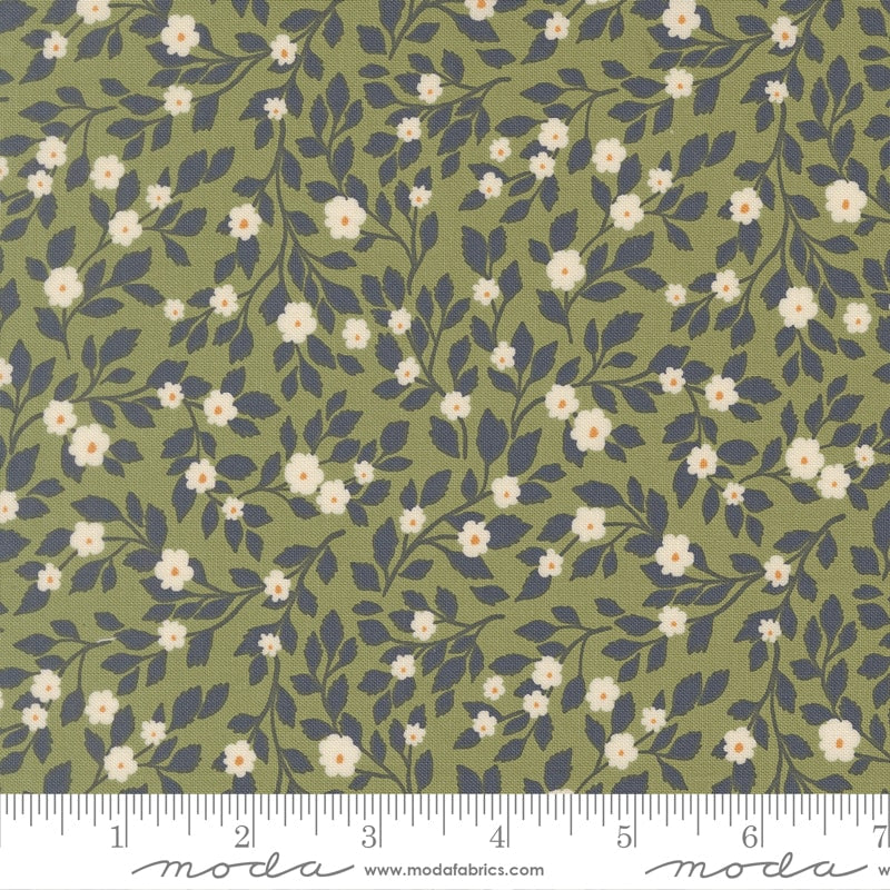 Daydream Posies Florals Fern - True Love by Lella Boutique - Half Yard (Preorder)