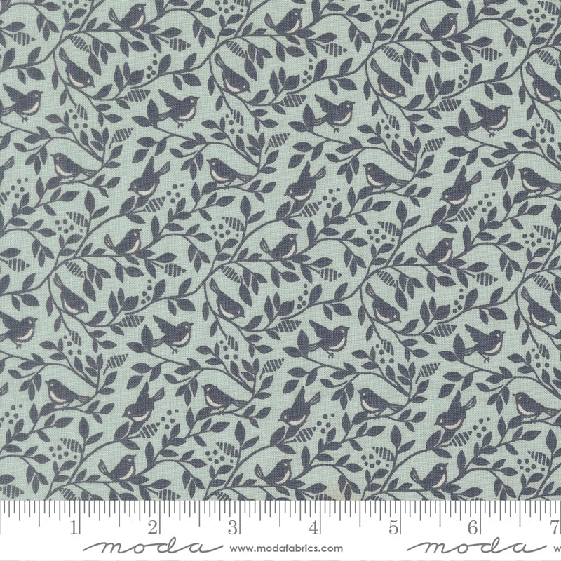 Birds of a Feather Blenders Robins Egg Twilight - True Love by Lella Boutique - Half Yard (Preorder)