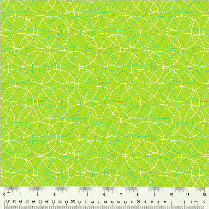 Summersault - Hoolahoop in Lime - 53760-12 - Half Yard