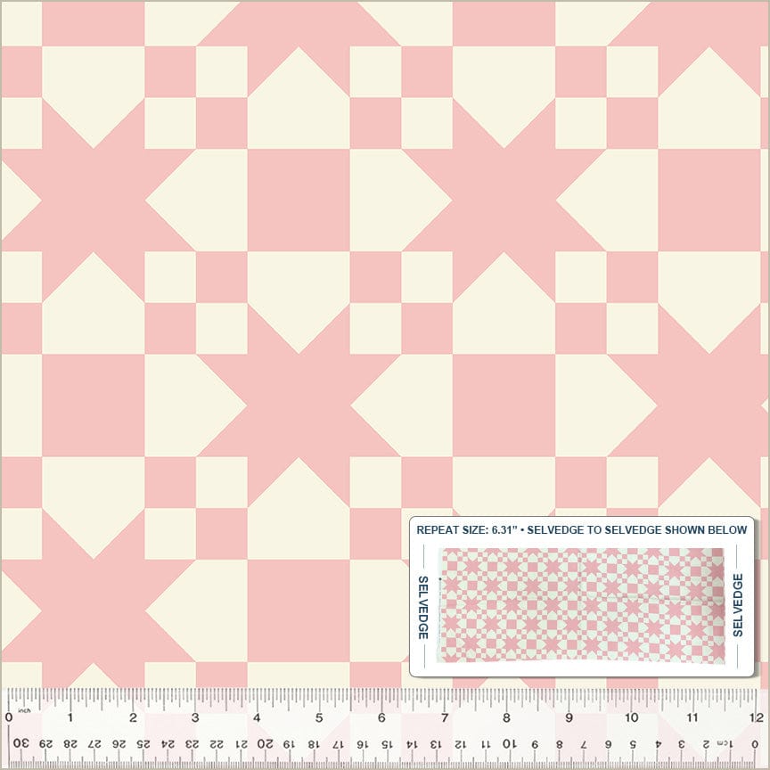 Perfect Points - Missouri Star in Blush - 54228-5 - Half Yard