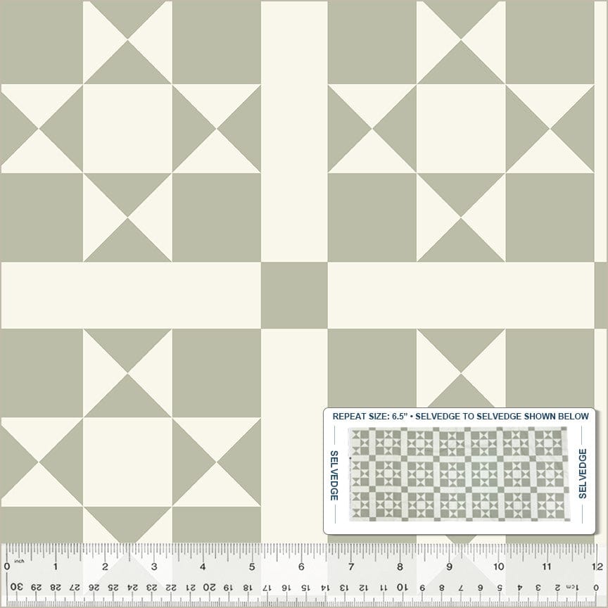 Perfect Points - Ohio Star in Taupe - 54231-8 - Half Yard