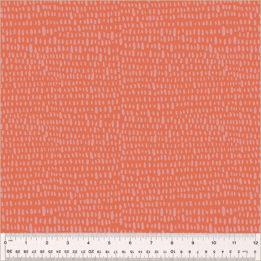 PREORDER - Moonlit - Rainfall in Coral - Jennifer Moore - 54287-6 - Half Yard