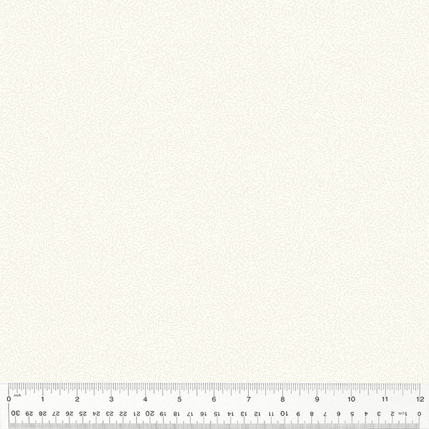 A closeup shot of the quilting fabric pattern called Pile, designed by Whistler Studios, in the unbleached colorway. The SKU is 54688-30.