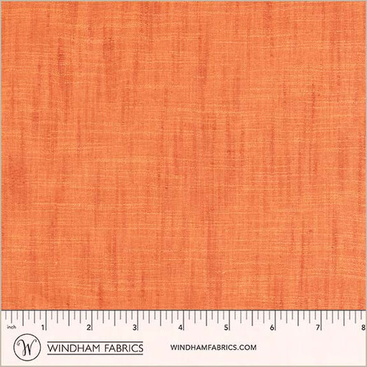 Handloom in Persimmon quilting fabric, part of the Handloom fabric collection by Tara Faughnan (SKU: 54870-11)