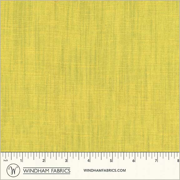 Handloom in Chartreuse quilting fabric, part of the Handloom fabric collection by Tara Faughnan (SKU: 54870-24)