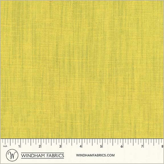 Handloom in Chartreuse quilting fabric, part of the Handloom fabric collection by Tara Faughnan (SKU: 54870-24)
