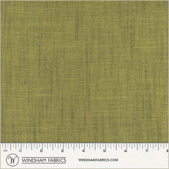 Handloom in Olive Branch quilting fabric, part of the Handloom fabric collection by Tara Faughnan (SKU: 54870-26)