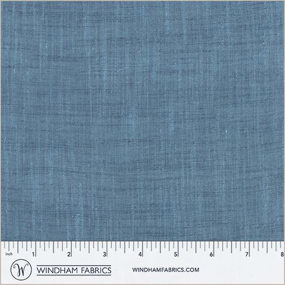 Handloom in Denim quilting fabric, part of the Handloom fabric collection by Tara Faughnan (SKU: 54870-36)