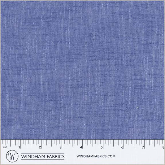 Handloom in Lapis quilting fabric, part of the Handloom fabric collection by Tara Faughnan (SKU: 54870-47)