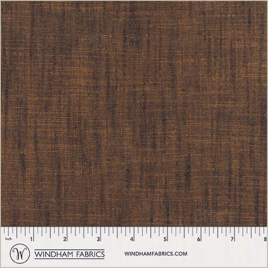 Handloom in Hickory quilting fabric, part of the Handloom fabric collection by Tara Faughnan (SKU: 54870-48)