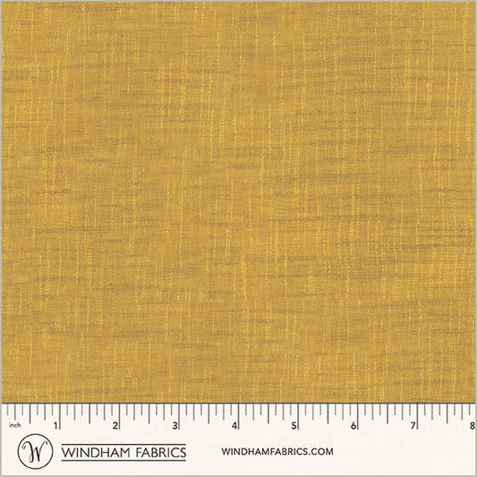 Handloom in Ochre quilting fabric, part of the Handloom fabric collection by Tara Faughnan (SKU: 54870-50)