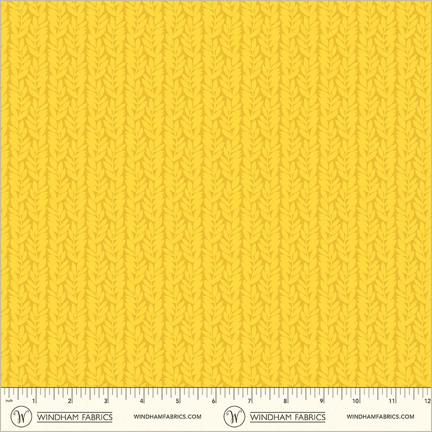 Foliage Sunshine quilting fabric, part of the Foliage fabric collection by Sally Kelly (SKU: 54983-2)