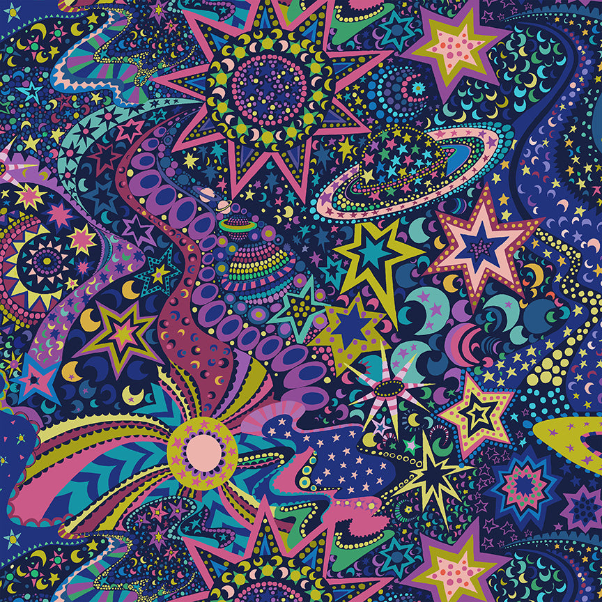 Cosmos - Interstellar in Deep Space - Sally Kelly - 55149D-1 - Half Yard (Preorder)