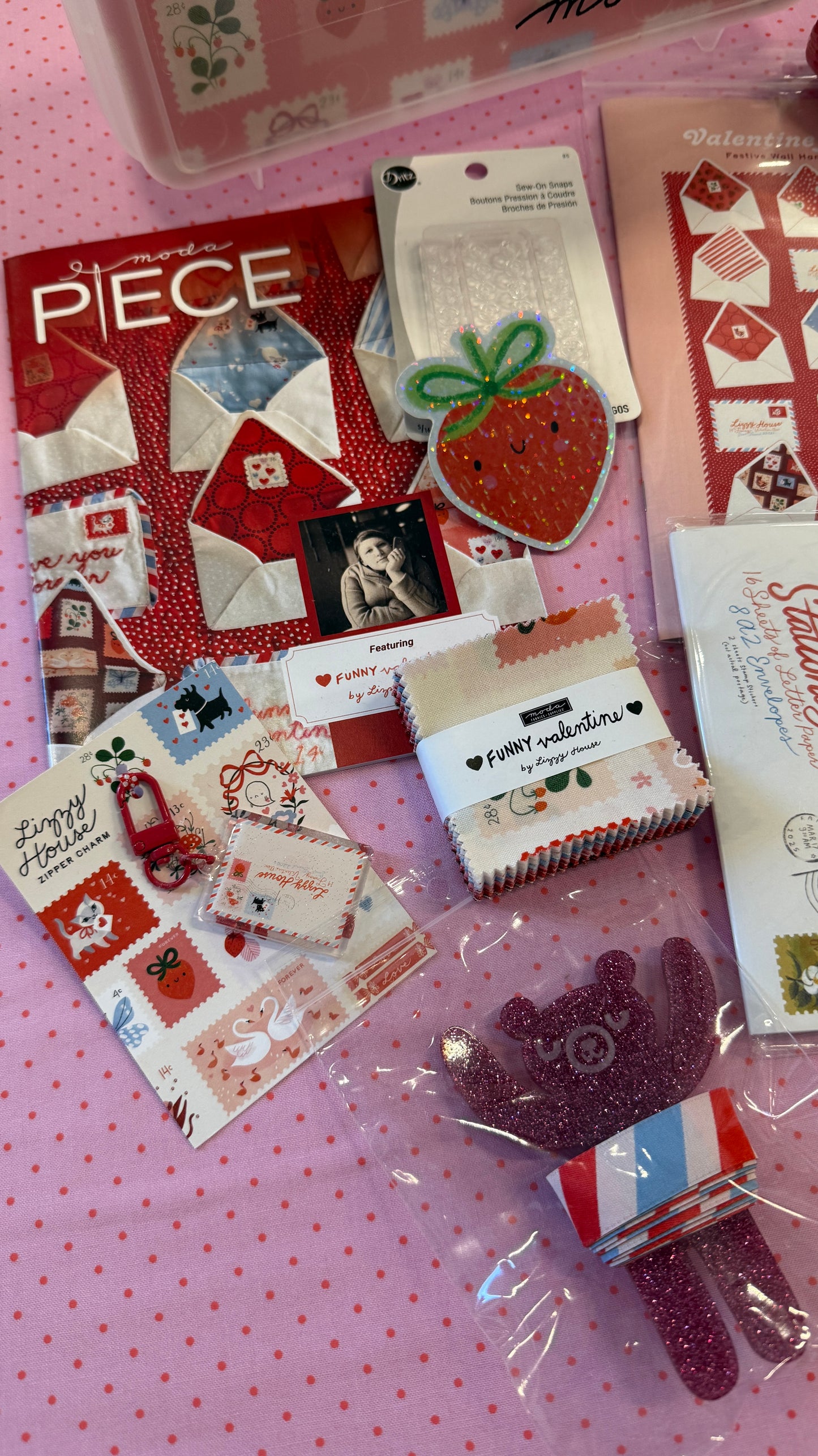 Funny Valentine Collectors Bin - Funny Valentine by Lizzy House - MBIN37140