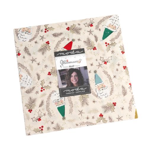 Cozy Wonderland 10 x 10-Inch Layer Cake, 42 Pieces - by Fancy That Design House