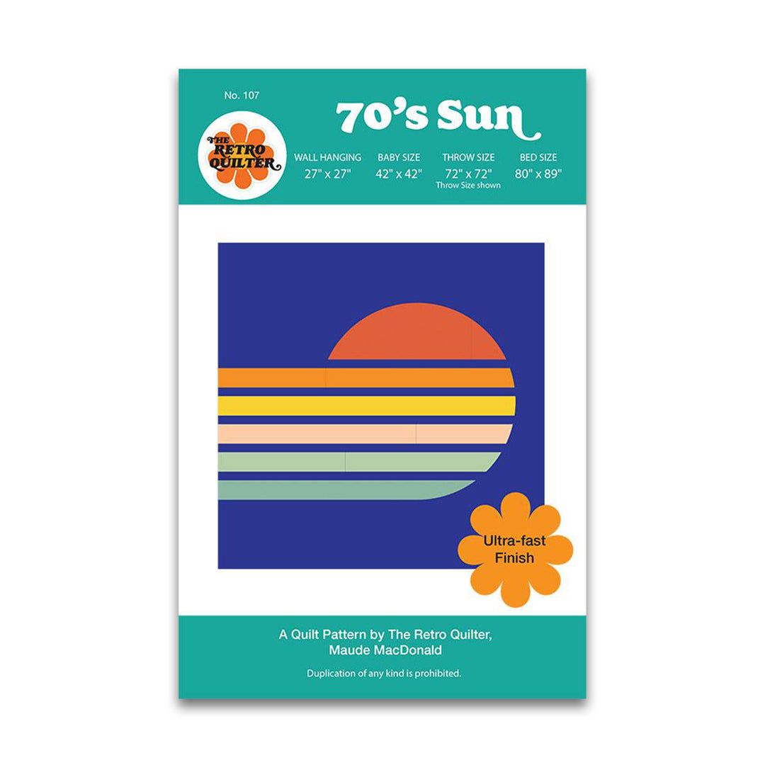 70's Sun - TRQ 107 - Printed Pattern