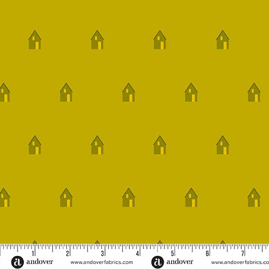 Cabin Moss quilting fabric, part of the Sun Print 2026 fabric collection by Alison Glass (SKU: A-10047-V)