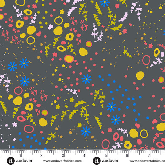 Equanimity Dark quilting fabric, part of the Sun Print 2026 fabric collection by Alison Glass (SKU: A-10048-K)