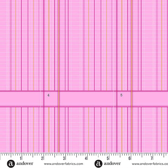 Ledger Blush quilting fabric, part of the Sun Print 2026 fabric collection by Alison Glass (SKU: A-10049-E)