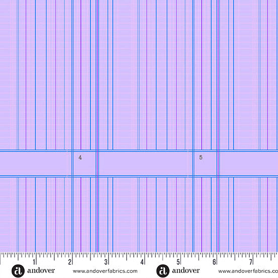 Ledger Violet quilting fabric, part of the Sun Print 2026 fabric collection by Alison Glass (SKU: A-10049-P)