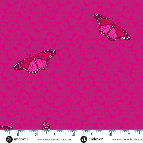 PREORDER - SunPrint 2024 - Camouflage in Ruby - A-1013-Y - Half Yard