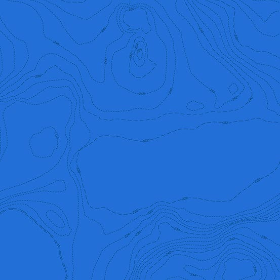 A closeup shot of the quilting fabric pattern called Pond Topography, designed by Alison Glass as part of the Sun Print 2023 collection. The SKU is A-556-B.