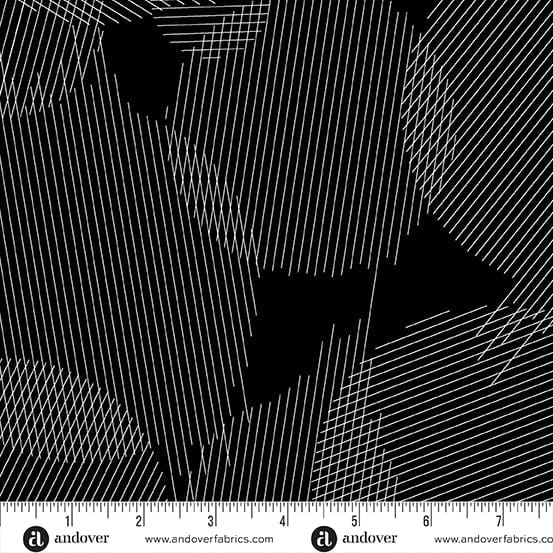 Ink by Giucy Giuce - Boundaries in Onyx - A-913-K - Half Yard