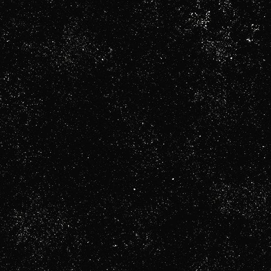 Cotton quilting fabric pattern called 'Spectrastatic in Stellar'. Part of the 'Spectrastatic Continuum' fabric collection. Designed by Giucy Giuce for fabric company Andover Fabrics. SKU: A-9248-K. 44-45 inch width.