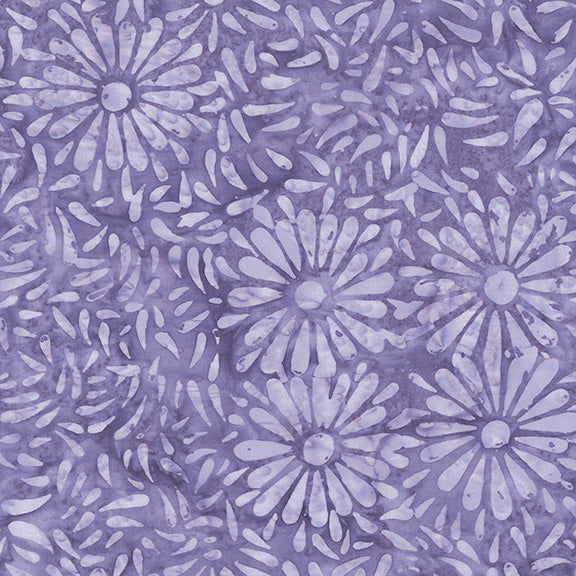 Daisy Petals - Daisy Petals in Lavender Blues - Jacqueline De Jonge - 8129Q-13 - Half Yard (Preorder)