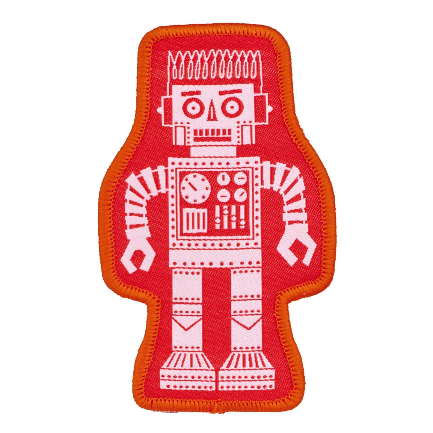 3, 2, 1... Blastoff - Big Robot - 65x104mm - Iron-on Applique Patch