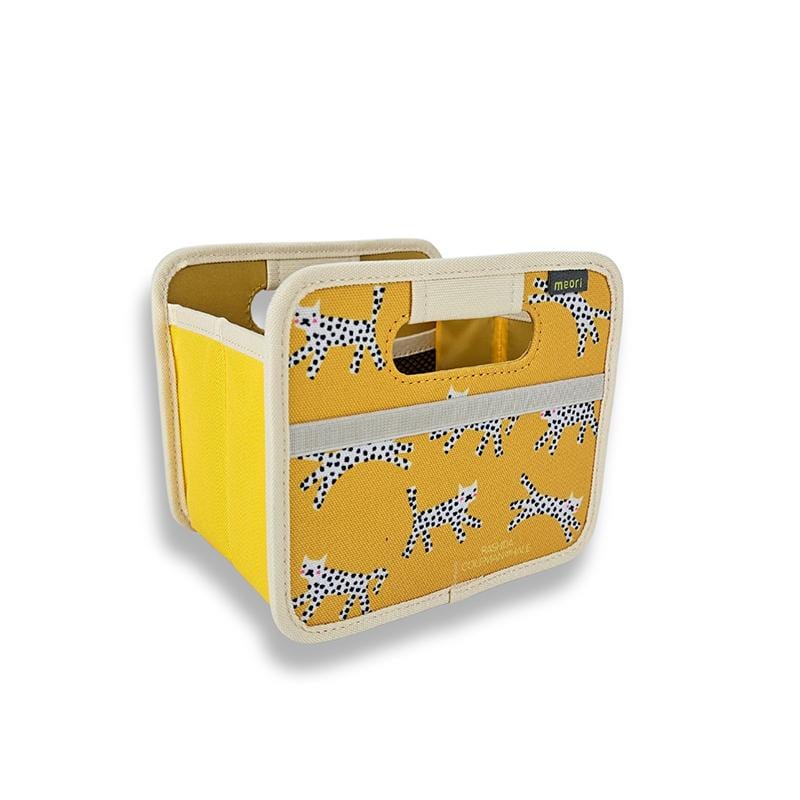 Meori Foldable Box - Mini Snow Leopard - 5" X 6.5" X 5.5" - SKU: A100900