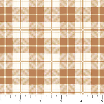Snowfall - Plaid in Rust - Pippa Shaw - 91037-32