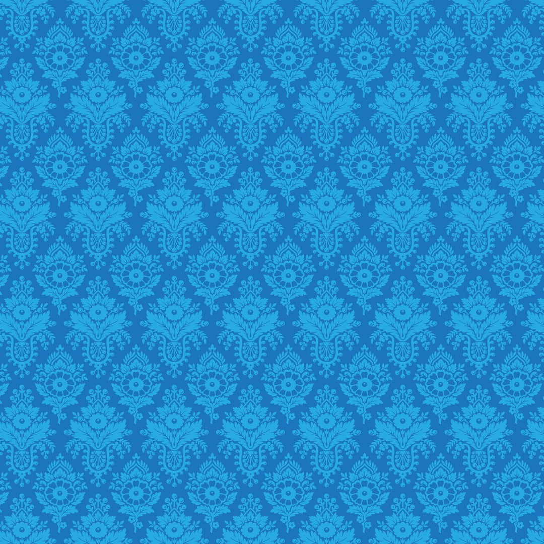 Full Bloom - Lulu in Blue - Heather Bailey - 91089-42 - Half Yard