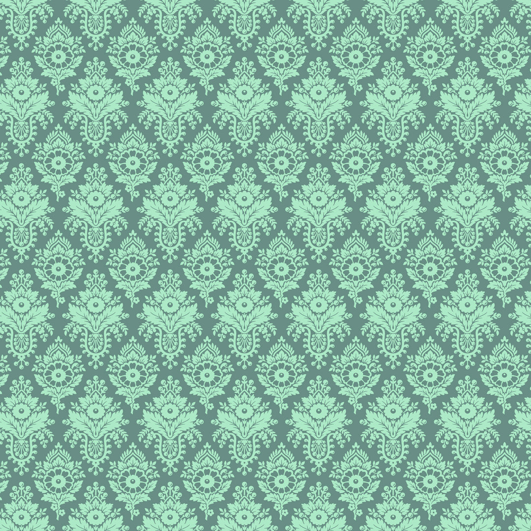 Full Bloom - Lulu in Verdigris - Heather Bailey - 91089-62 - Half Yard