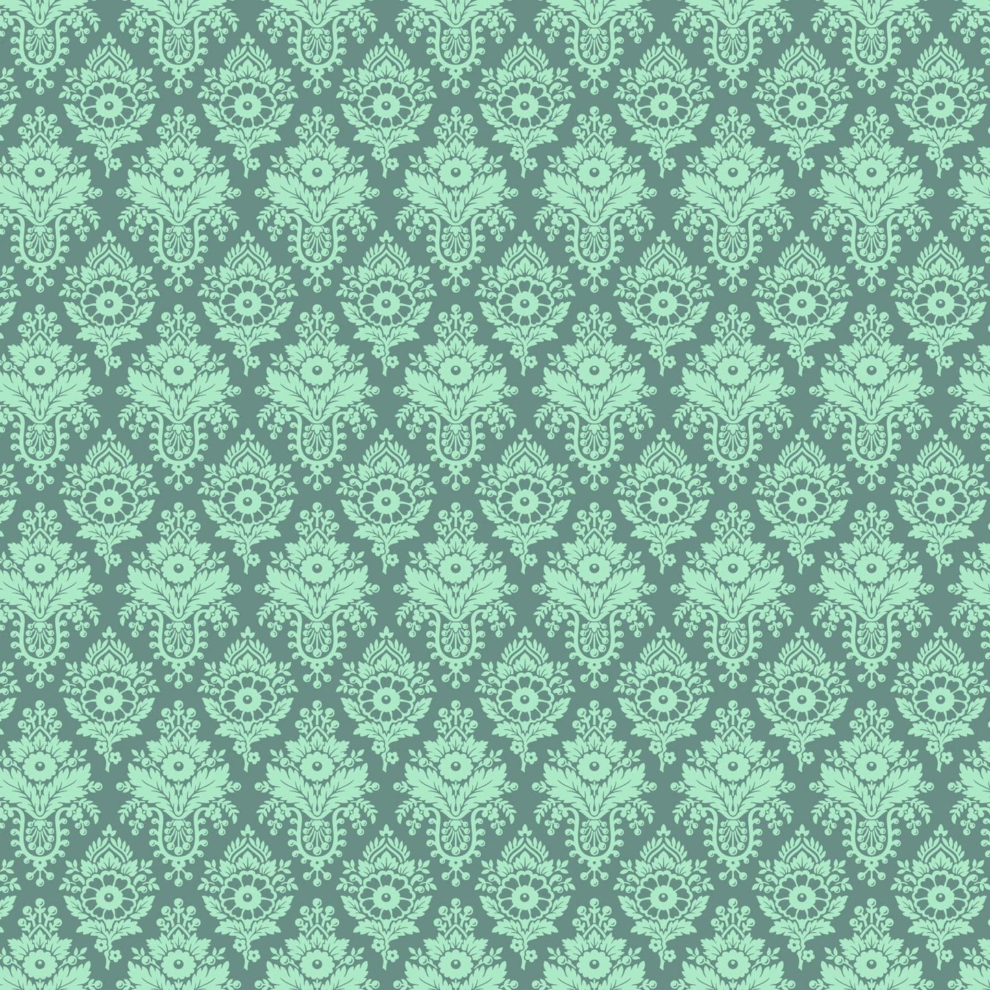 Full Bloom - Lulu in Verdigris - Heather Bailey - 91089-62 - Half Yard