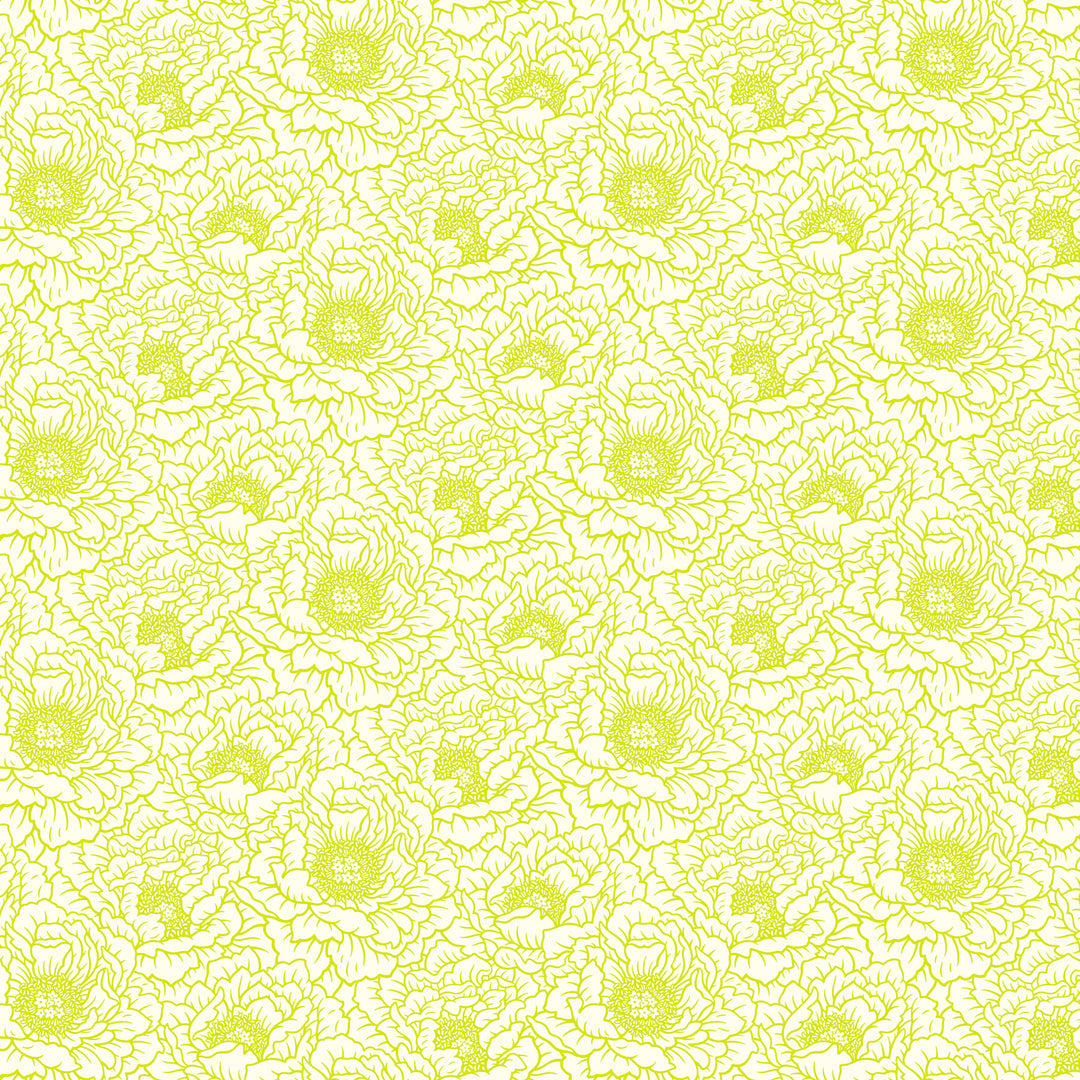 Full Bloom - Peony in Cream - Heather Bailey - 91093-50 - Half Yard
