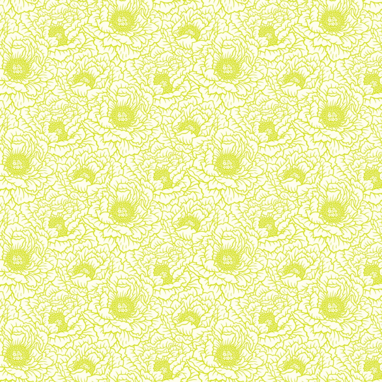 Full Bloom - Peony in Cream - Heather Bailey - 91093-50 - Half Yard