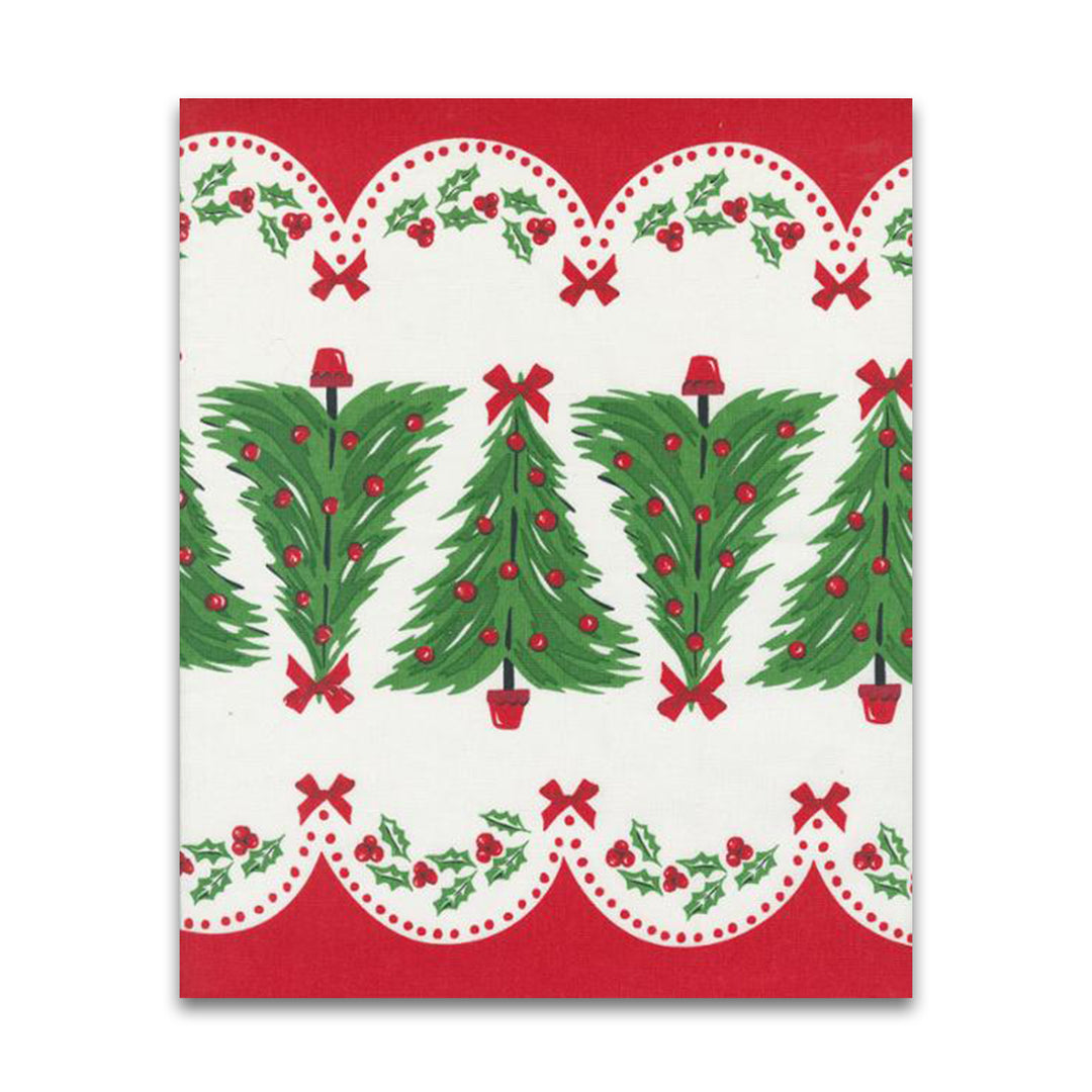 PREORDER - Classic Retro Holiday - Oh Christmas Tree - 16" Toweling - 920 306 - Half Yard
